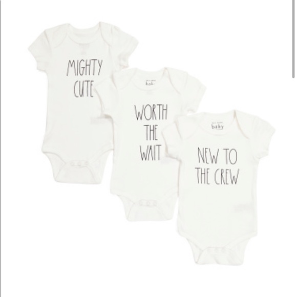 Rae Dunn Other - NWT Rae Dunn Baby Onesie Bodysuit Set